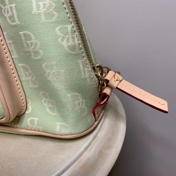 Vintage Dooney & Bourke Green Clutch Bag - Picture 7 of 10
